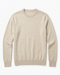 Der Elegante Merino-Mix Pullover "Alpenruh" in Beige